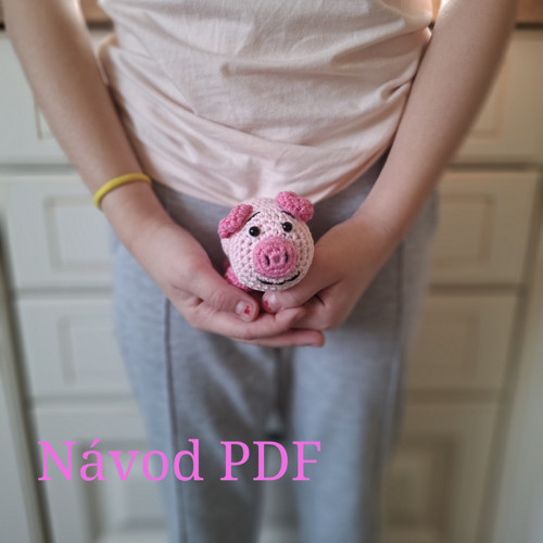 Návod na háčkované selátko