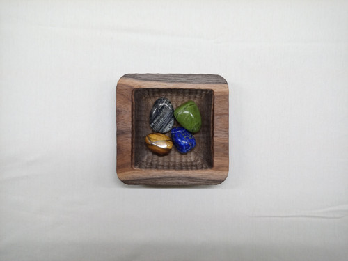 Miska hranatá ořechová 12 x 12 cm — foto 1