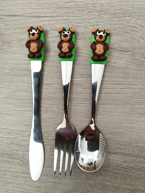 Dětská příborová sada Medvídci