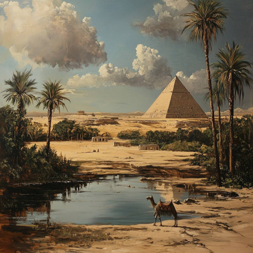 Egypt - země - vintage (č.272)