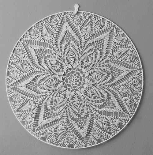 Háčkovaná mandala 60 cm