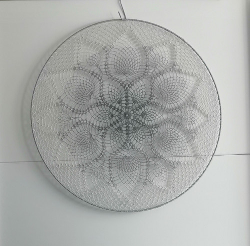 Háčkovaná mandala 40 cm