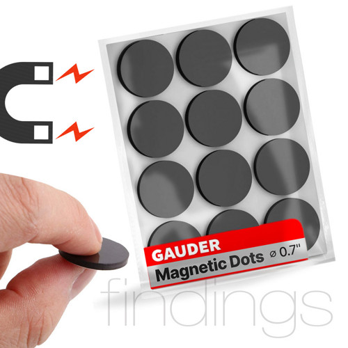 Samolepicí magnetické kolečko 20mm / Bal. 12ks
