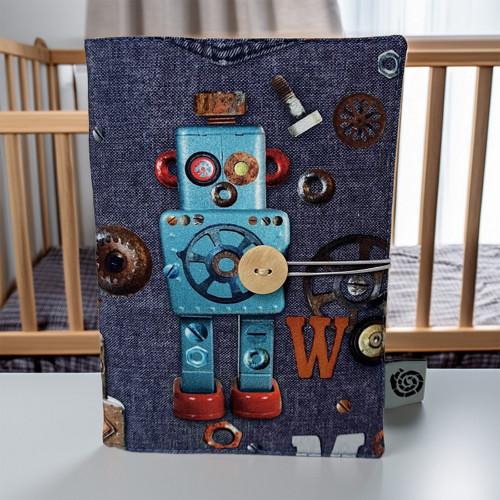 Obal na očkovací průkaz robot