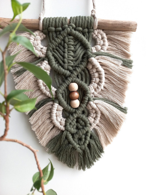 Macramé na zeď