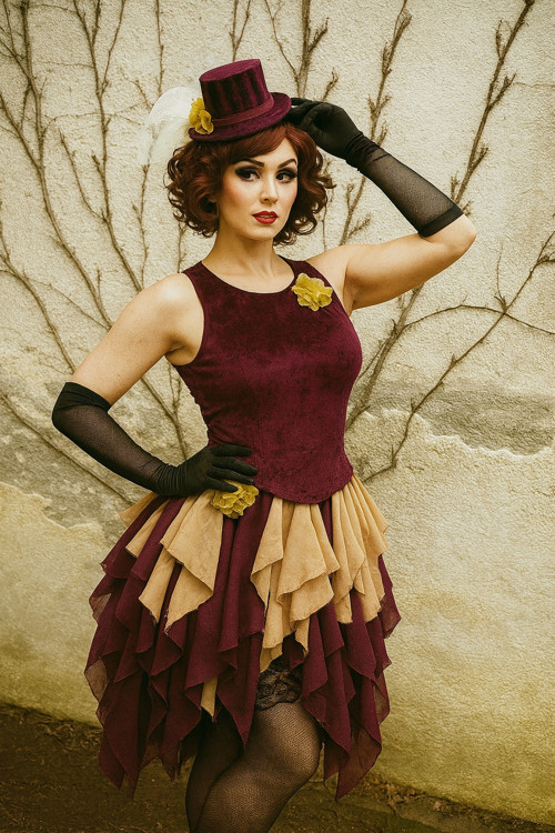 Karnevalový kostým, tanečnice, burleska, burlesque