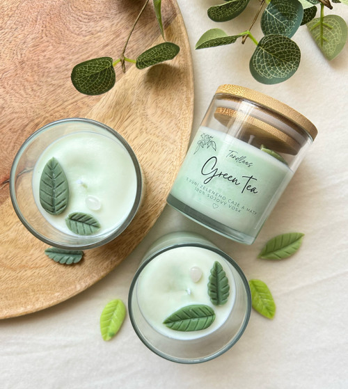Sójová svíčka - green tea — foto 1