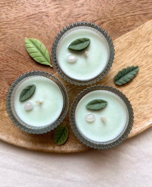 Sójová čajová svíčka - green tea