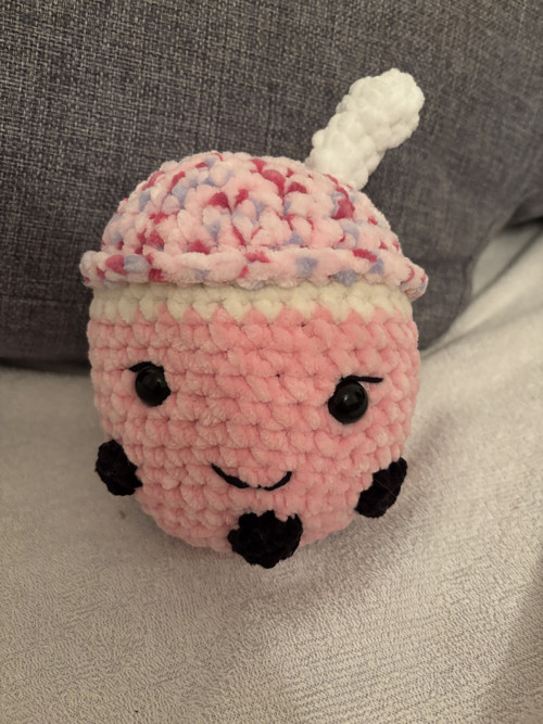 Růžové bubble tea — foto 1