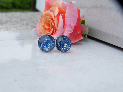 Stainless Steel puzety nízké lůžko - Folky blue 24