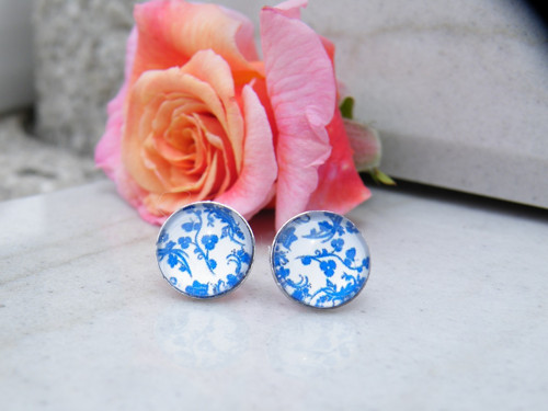 Stainless Steel puzety nízké lůžko - Folky blue 13