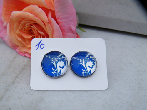 Stainless Steel puzety nízké lůžko - Folky blue 10