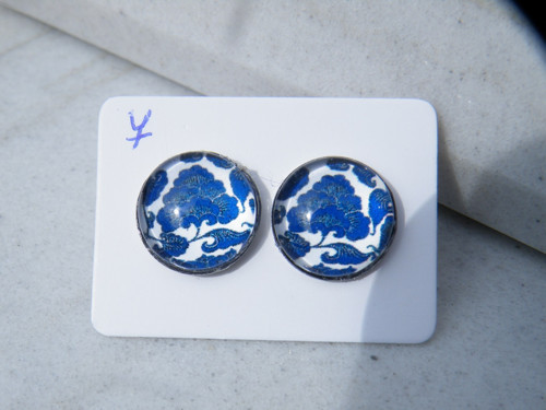 Stainless Steel puzety nízké lůžko - Folky blue 7
