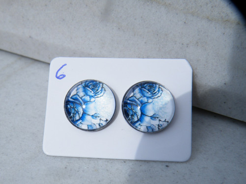 Stainless Steel puzety nízké lůžko - Folky blue 6