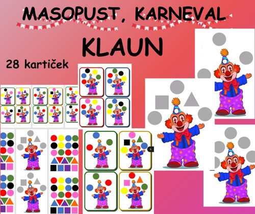 Masopust, karneval - Klaun hra