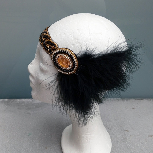 Great Gatsby Black... čelenka — foto 1