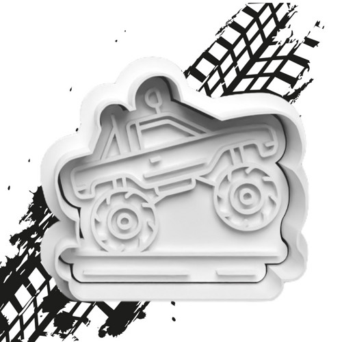 Dvoudílné vykrajovátko - monster truck