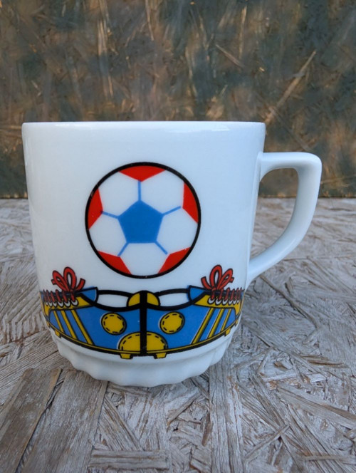 Retro hrnek, fotbal. — foto 1