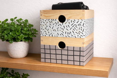 FOOOF I šedá - úložný box bez víka