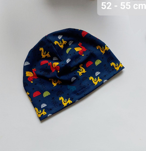 Barevná čepička 52 - 55 cm