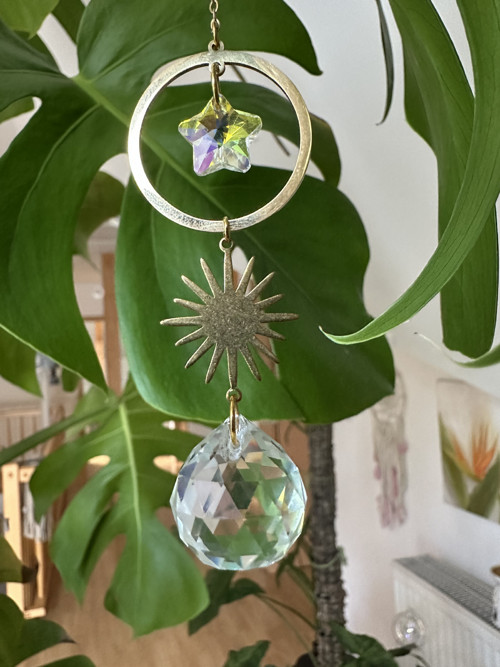 Mini lapač s feng-shui kuličkou