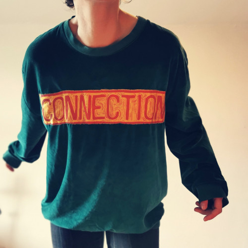 Semišová Mikina Connection — foto 1