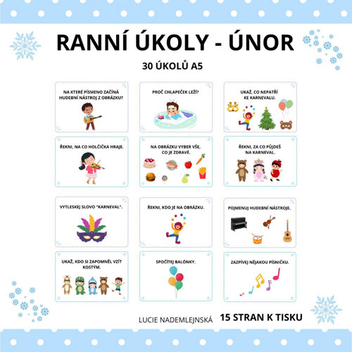 Ranní Úkoly - Únor