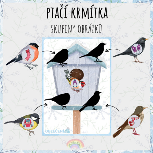 Ptačí krmítka, skupiny obrázků — foto 1