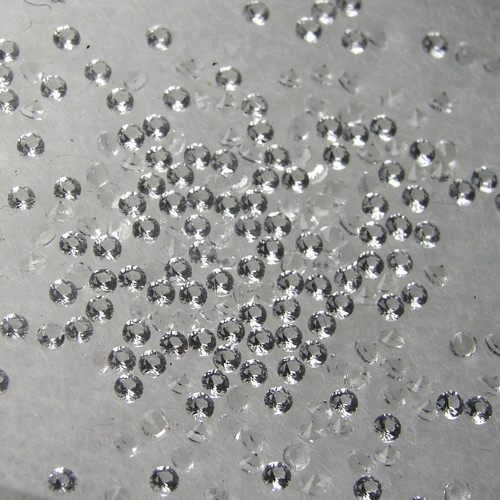 Přírodní čiré Topazy, Afrika, 1,2x1,2mm, 1. kus