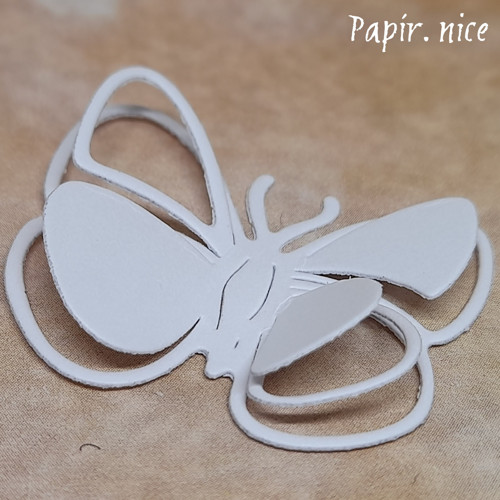Papírový výřez MOTÝLCI 3D, 5 kusů