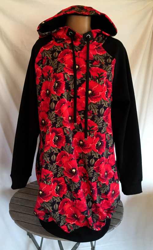 Mikinové šaty, 3XL