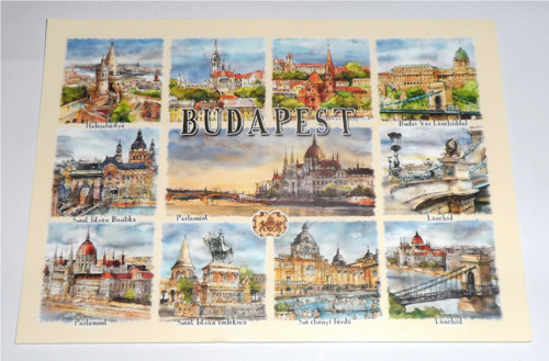 Čistá POHLEDNICE • Budapešť, Maďarsko — foto 1