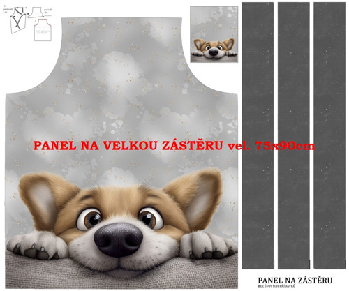 Panel na zástěru bavlna — foto 1