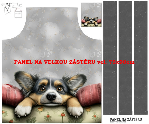 Panel na zástěru bavlna — foto 1
