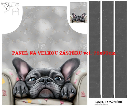 Panel na zástěru bavlna — foto 1