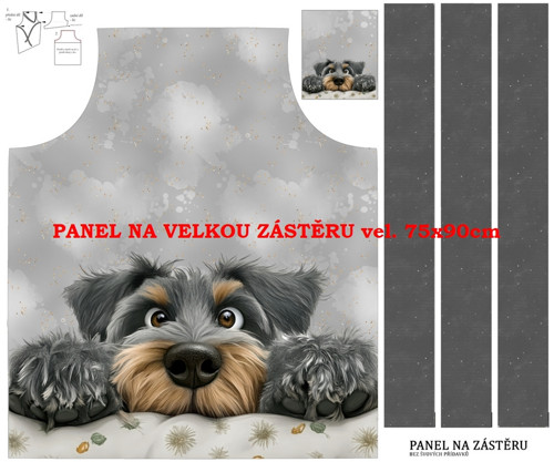 Panel na zástěru bavlna
