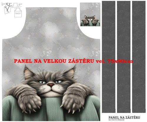 Panel na zástěru bavlna — foto 1