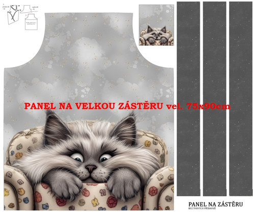 Panel na zástěru bavlna — foto 1