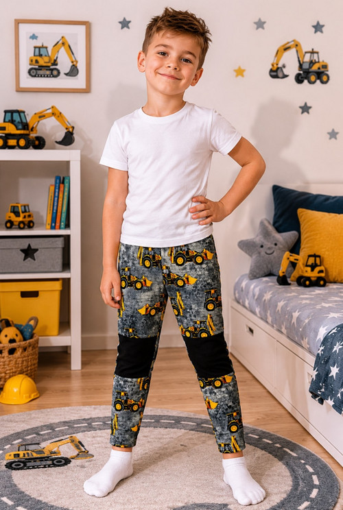 Legíny - bagry, s oděru odolnými koleny