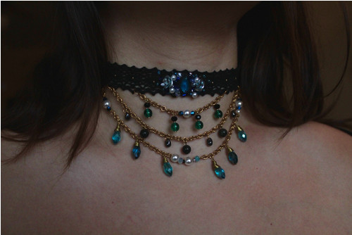 Krajkový choker Trinity — foto 1