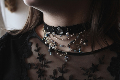 Krajkový choker Nima — foto 1