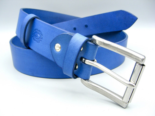Opasek Blue Nerez - šíře 38 mm