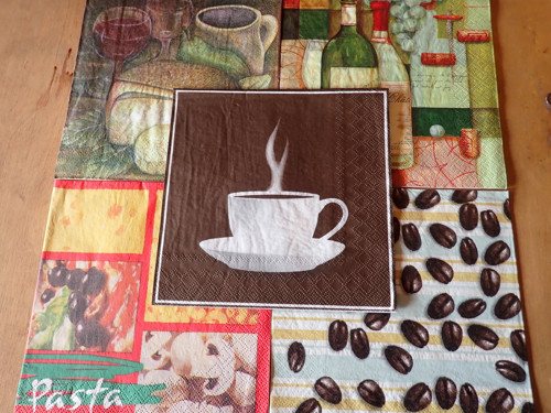 Ubrousky na decoupage - Pasta II