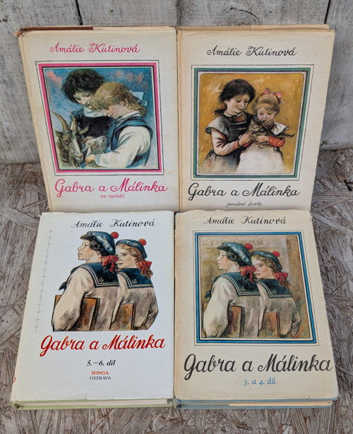 4 knihy, Gabra a Málinka, A. Kutinová. — foto 1