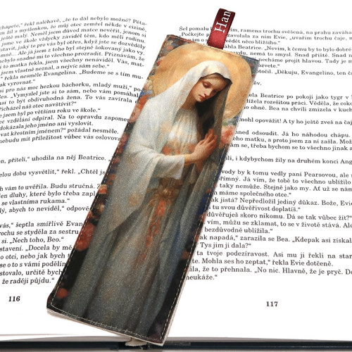 NÁBOŽENSKÁ - textilní záložka do knihy