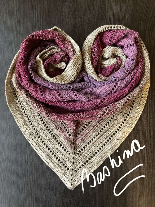 Háčkovaný šátek 001 — foto 1