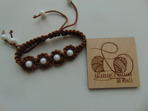 Náramek macramé — foto 1