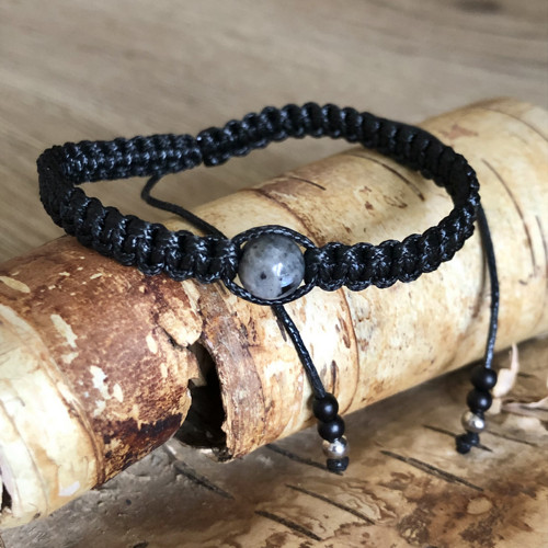 Náramek Shamballa Labradorit S Popisem
