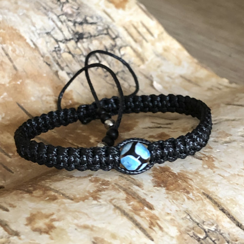 Shamballa Náramek Vzorovaný Achát S Popisem
