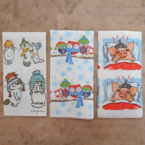 Kapesníčky na decoupage - sada V. — foto 1